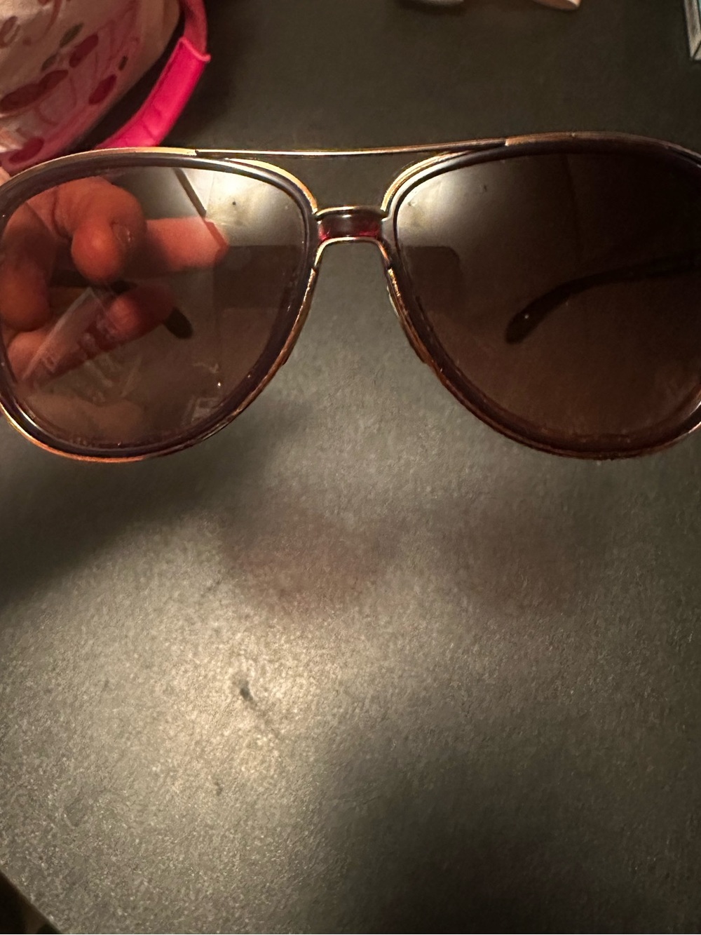 Oakley “Split time” Aviator-Style Brown and rose gold Gradient lenses Sunglasses
